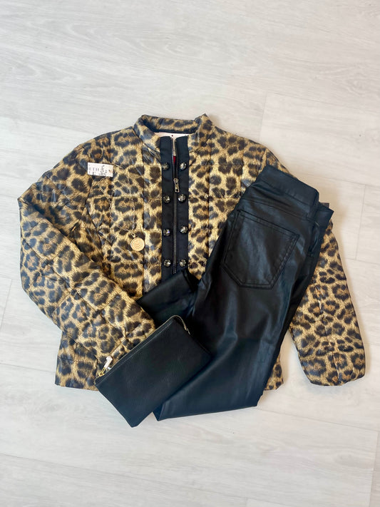 Ciao Milano Lia Leopard Jacket