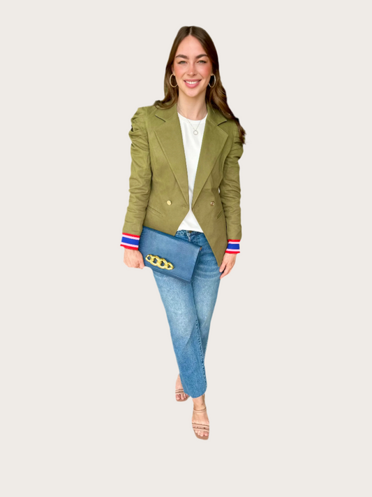 Emily McCarthy Bradshaw Blazer- Army