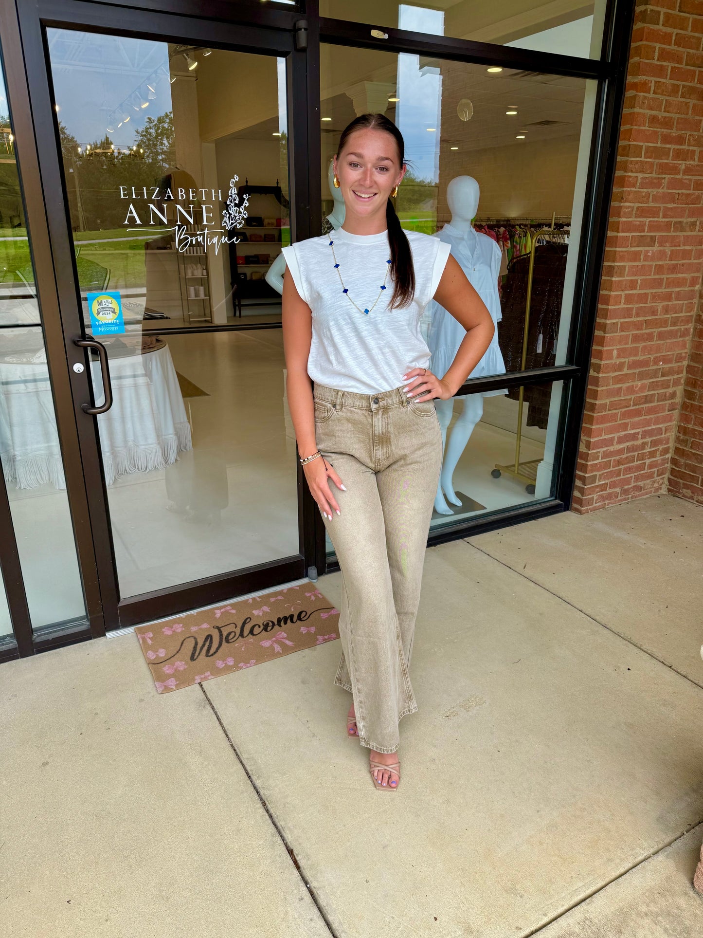 Esqualo Light Brown Jeans