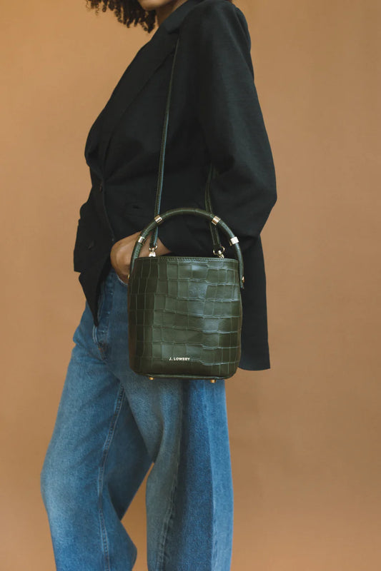 J. Lowrey Max Mini - Green Croc