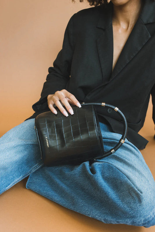 J. Lowrey Max Mini - Black Croc