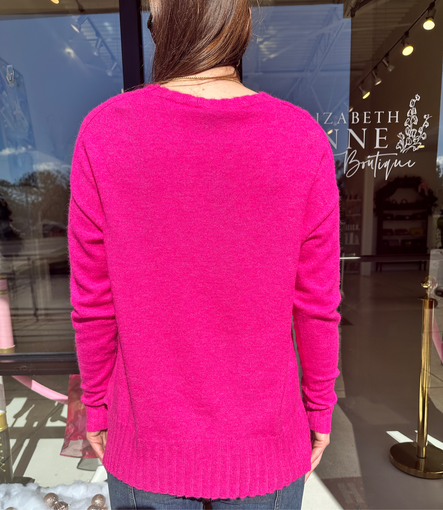 Renuar Knit Sweater- Orchid