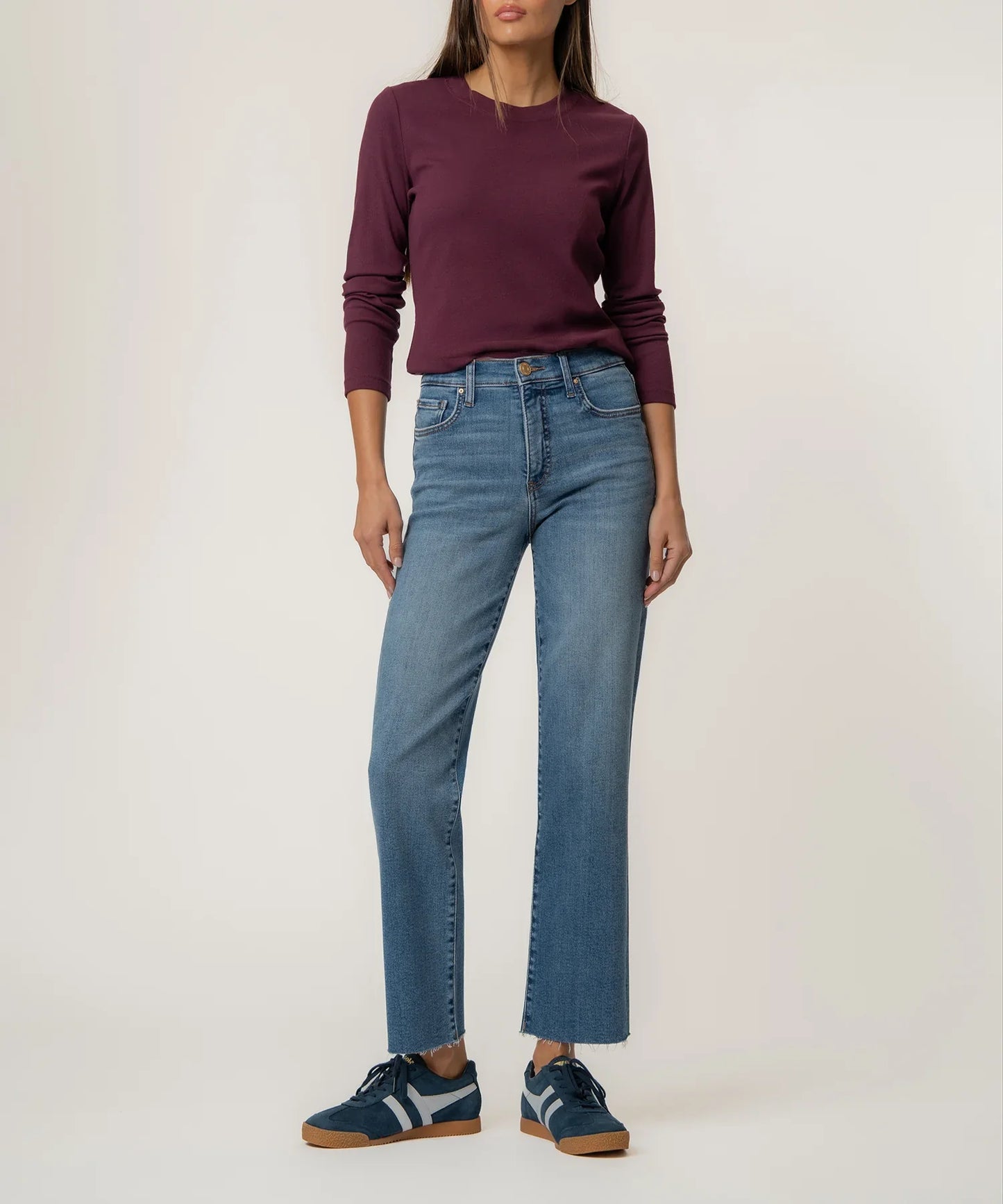 KUT Avery High Rise Straight Leg Jean - Building