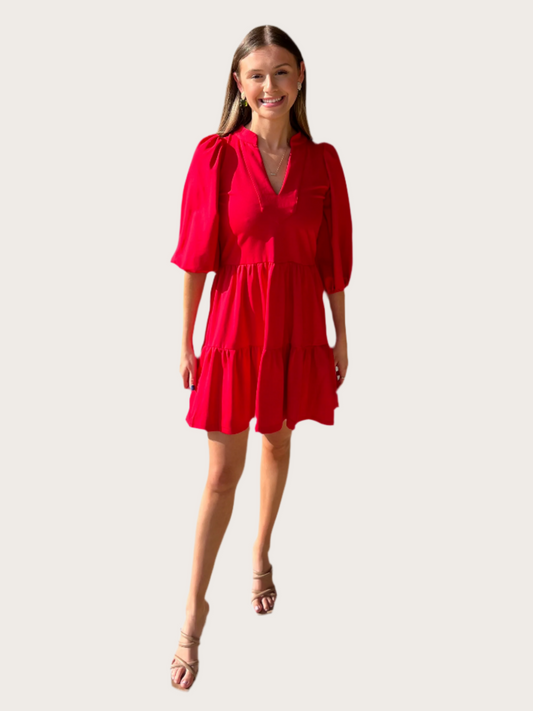 Smith & Quinn Tory Dress- Red