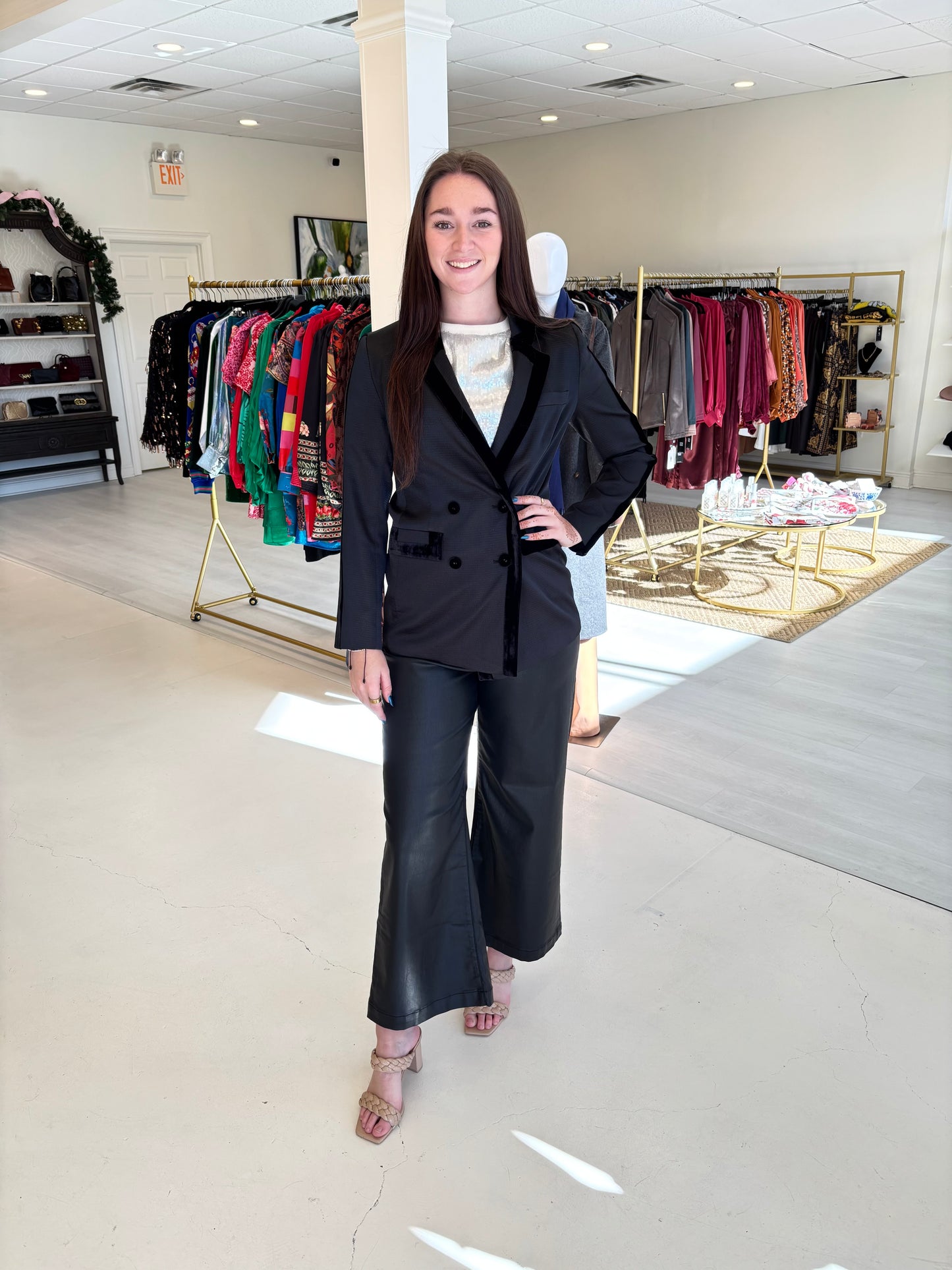 Emily McCarthy Bristol Blazer- Tuxedo Black