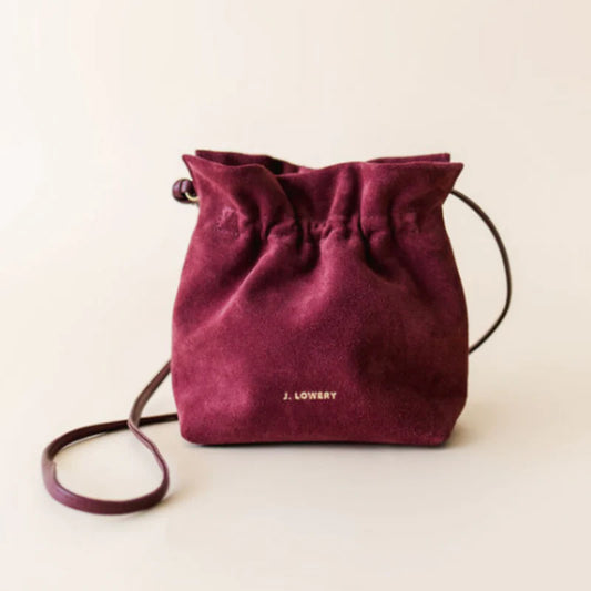 J. Lowery Mini Vivienne- Merlot Suede