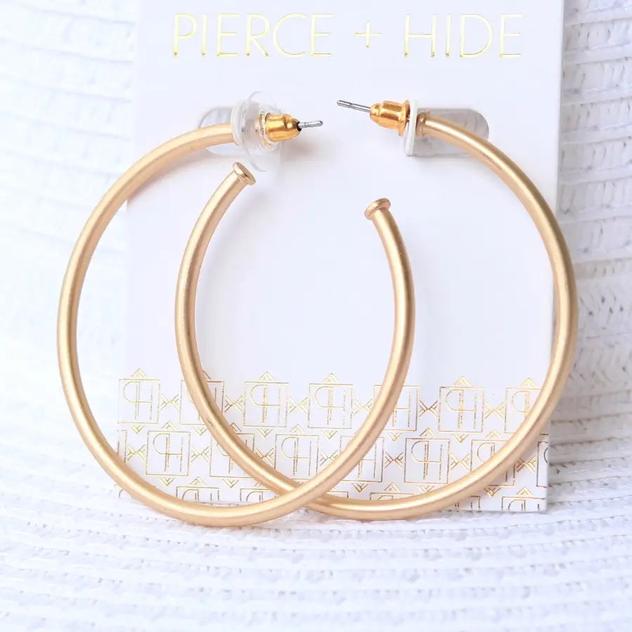 Skinny Everyday Gold Hoops