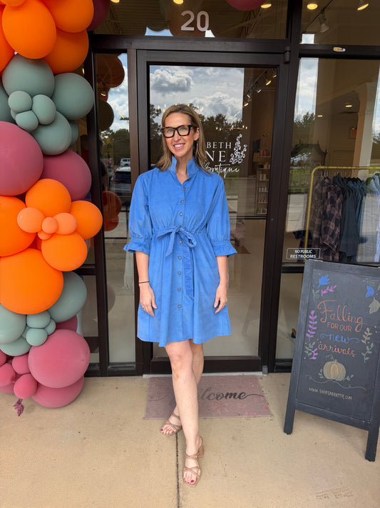 Holly Shae Stella Cord Dress - Provence