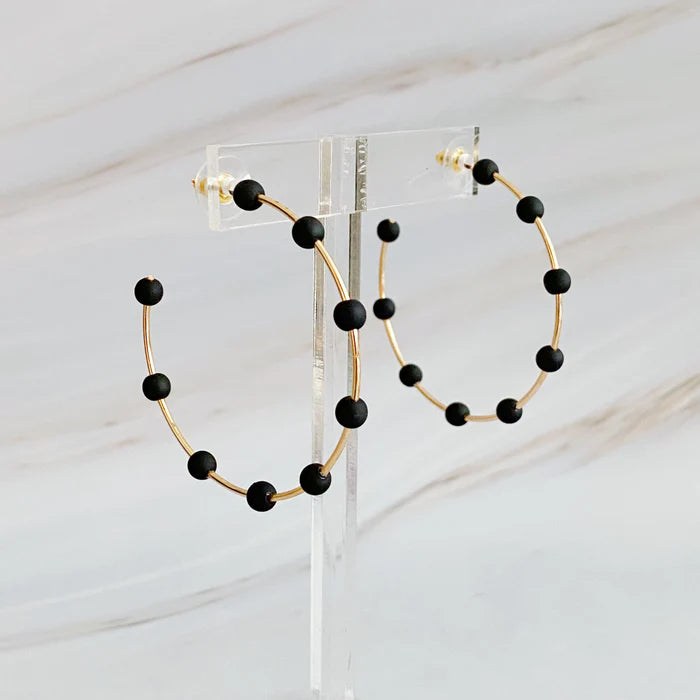 Games On Cloud Nine Hoop Earrings