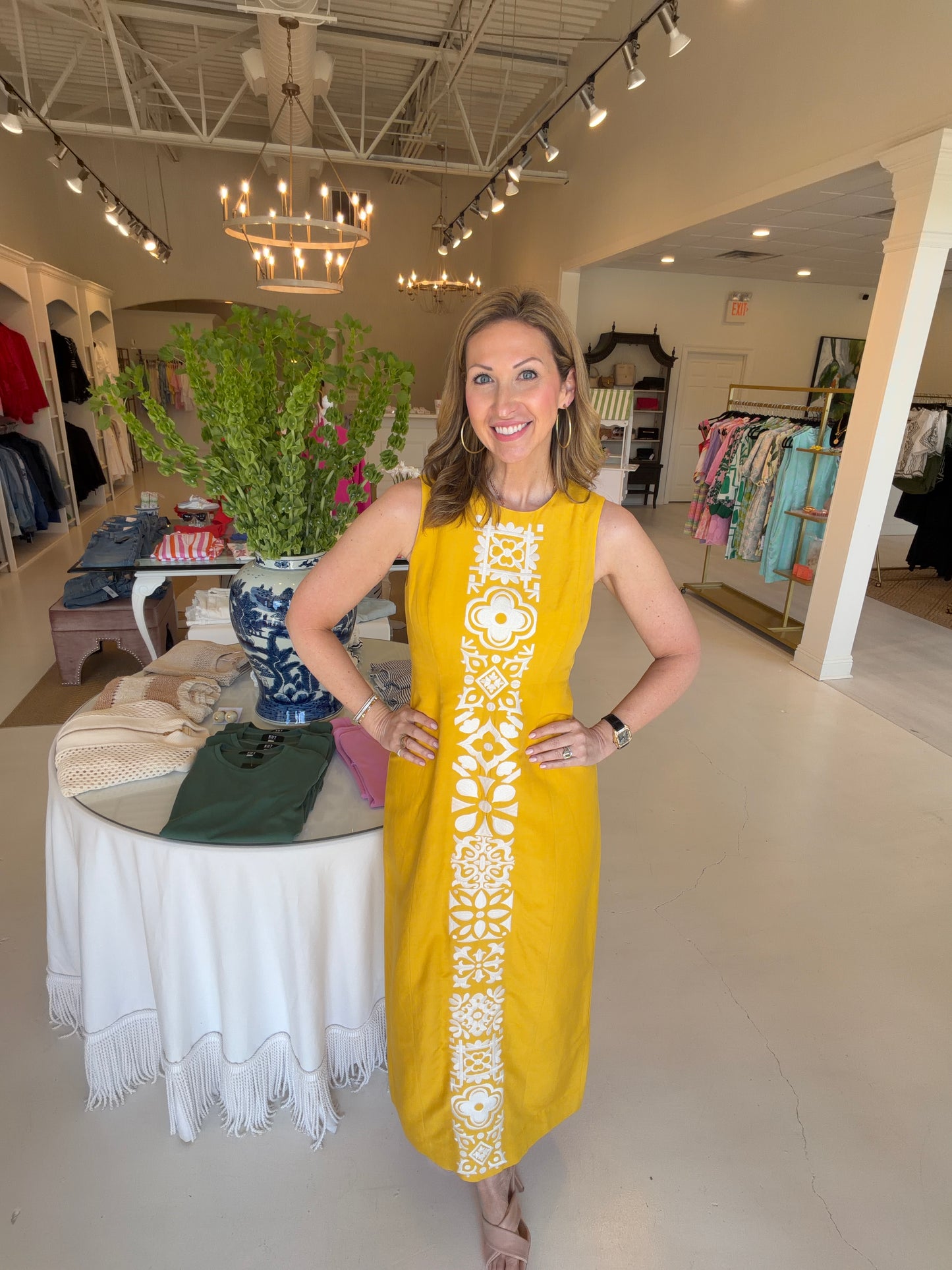 Emily McCarthy Hepburn Dress - Golden Hour