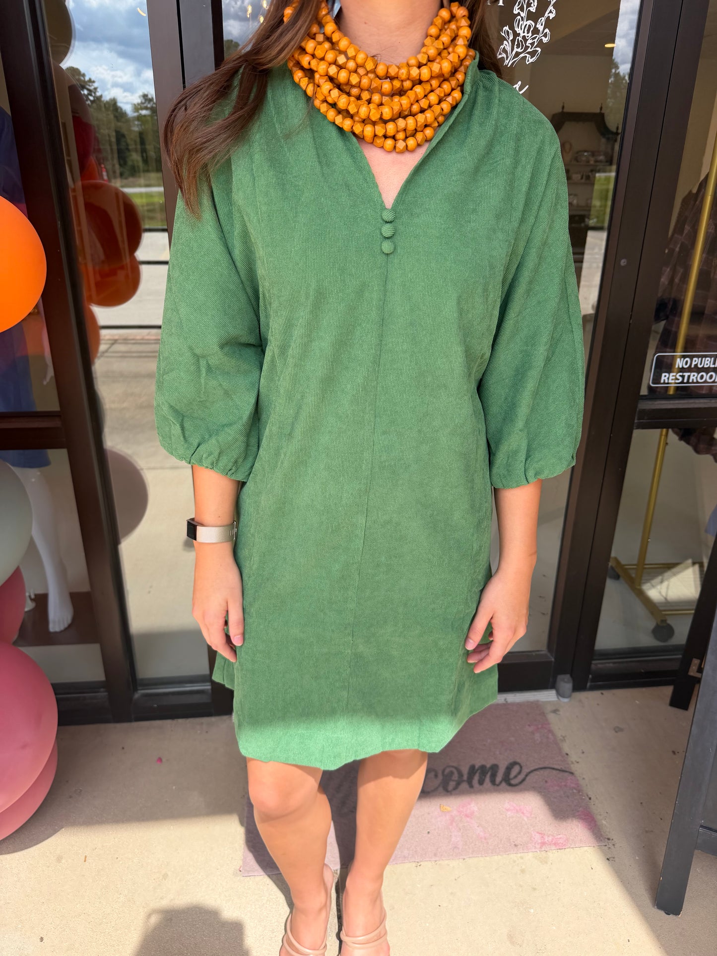 Joy Joy Batwing Dress - Willow