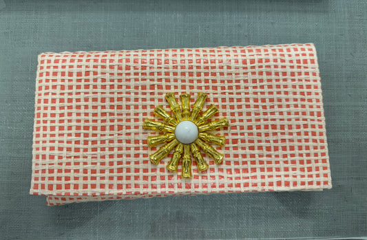 Garland Bag Woven Clutch