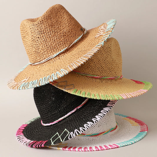 EAB Favorites Stitched Brim Panama Hat
