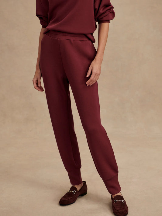 Varley Slim Cuff Pant 27.5 - New Maroon