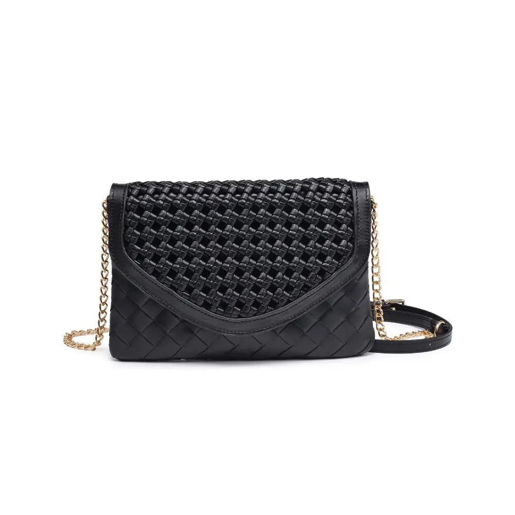EAB Favorites Emma Woven Crossbody - Black