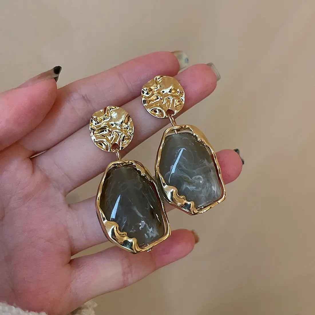 EAB Favorites Pleated Geometric Earrings