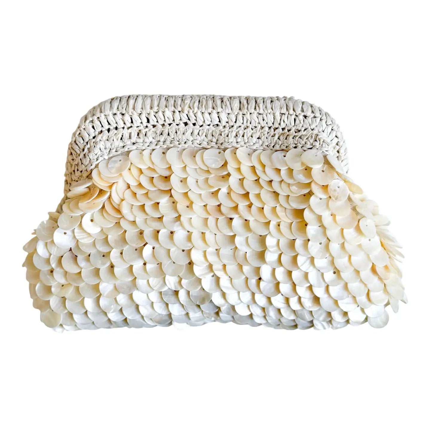 Maui Seashell Beaded Handbag