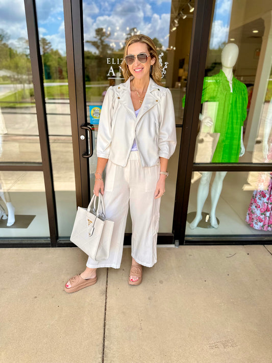 Melissa Nepton Clover Jacket- Off White