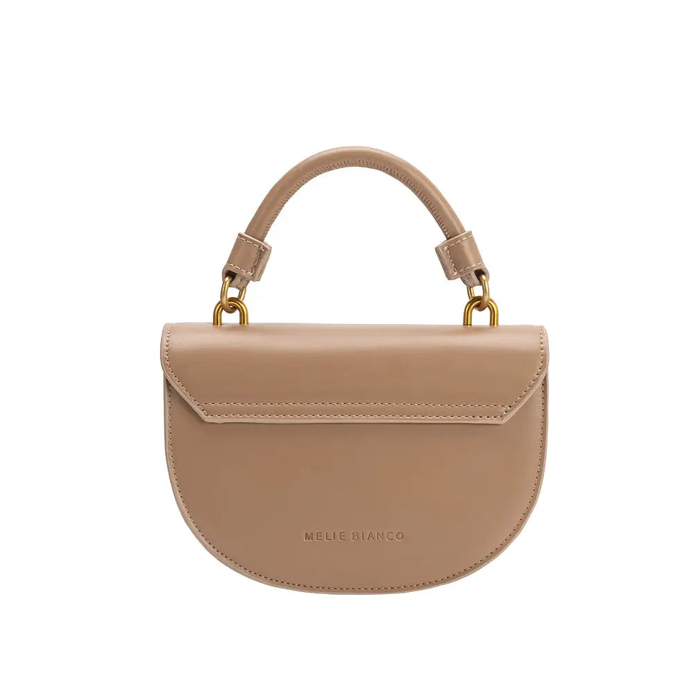 Melie Bianco Esther Nude Leather Crossbody Bag