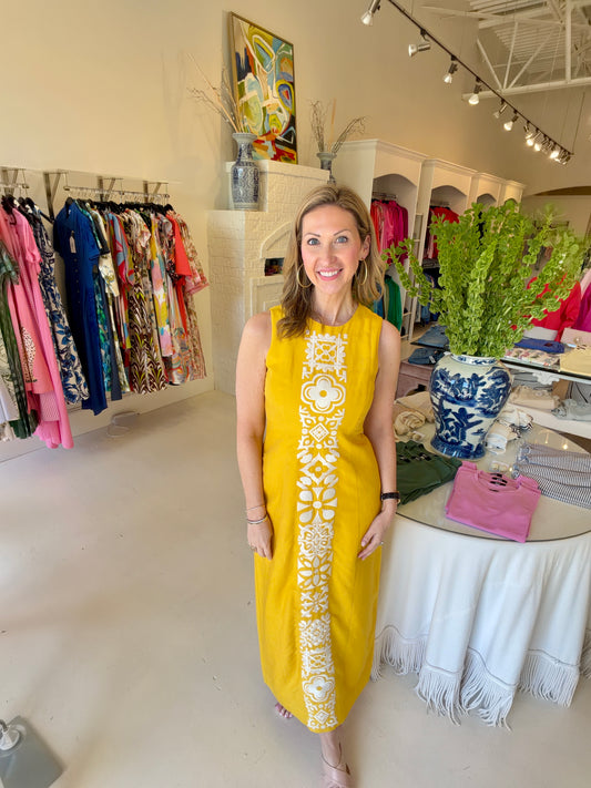 Emily McCarthy Hepburn Dress - Golden Hour