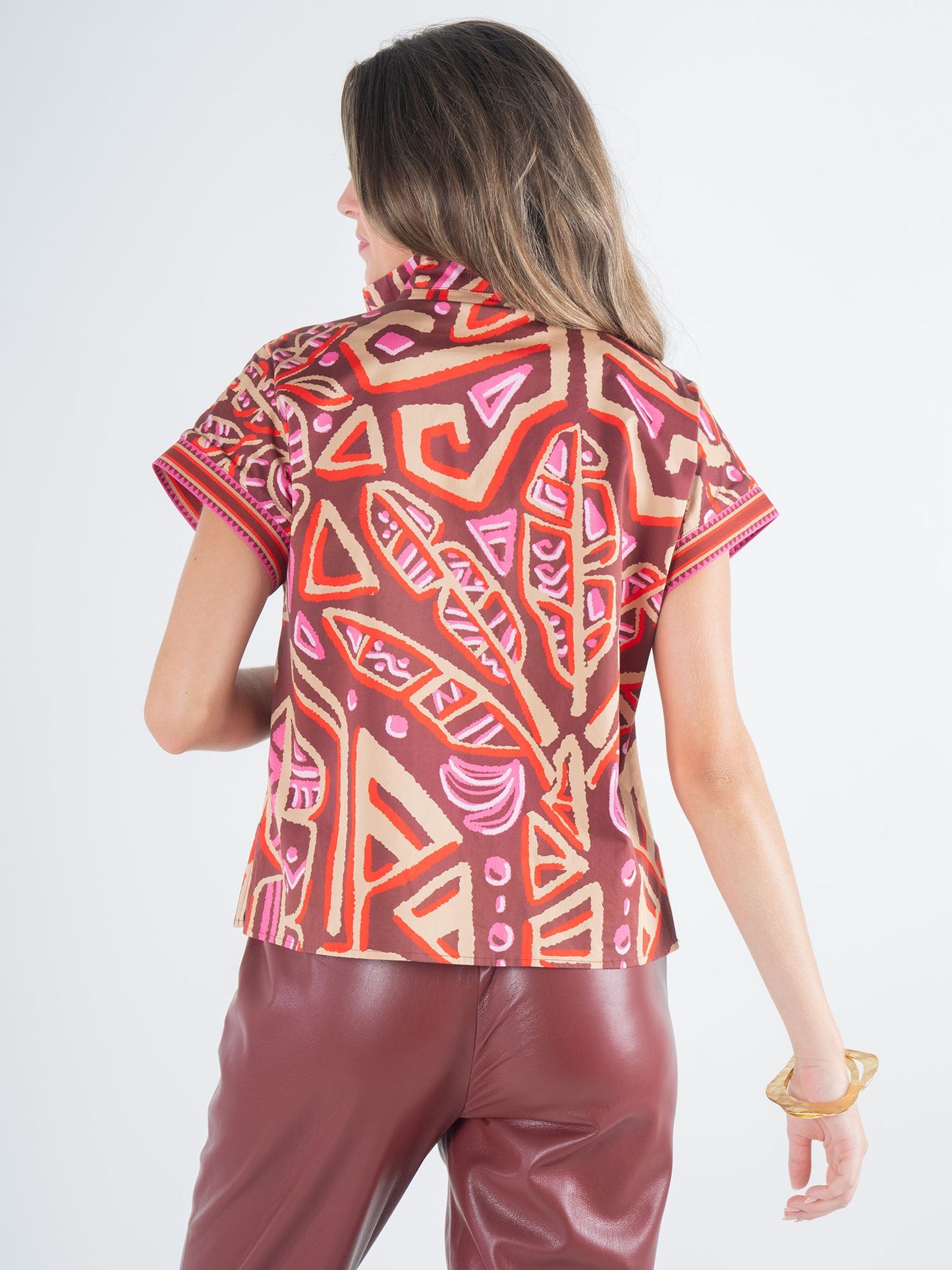 Emily McCarthy Poppy Pullover- Tribal Palm