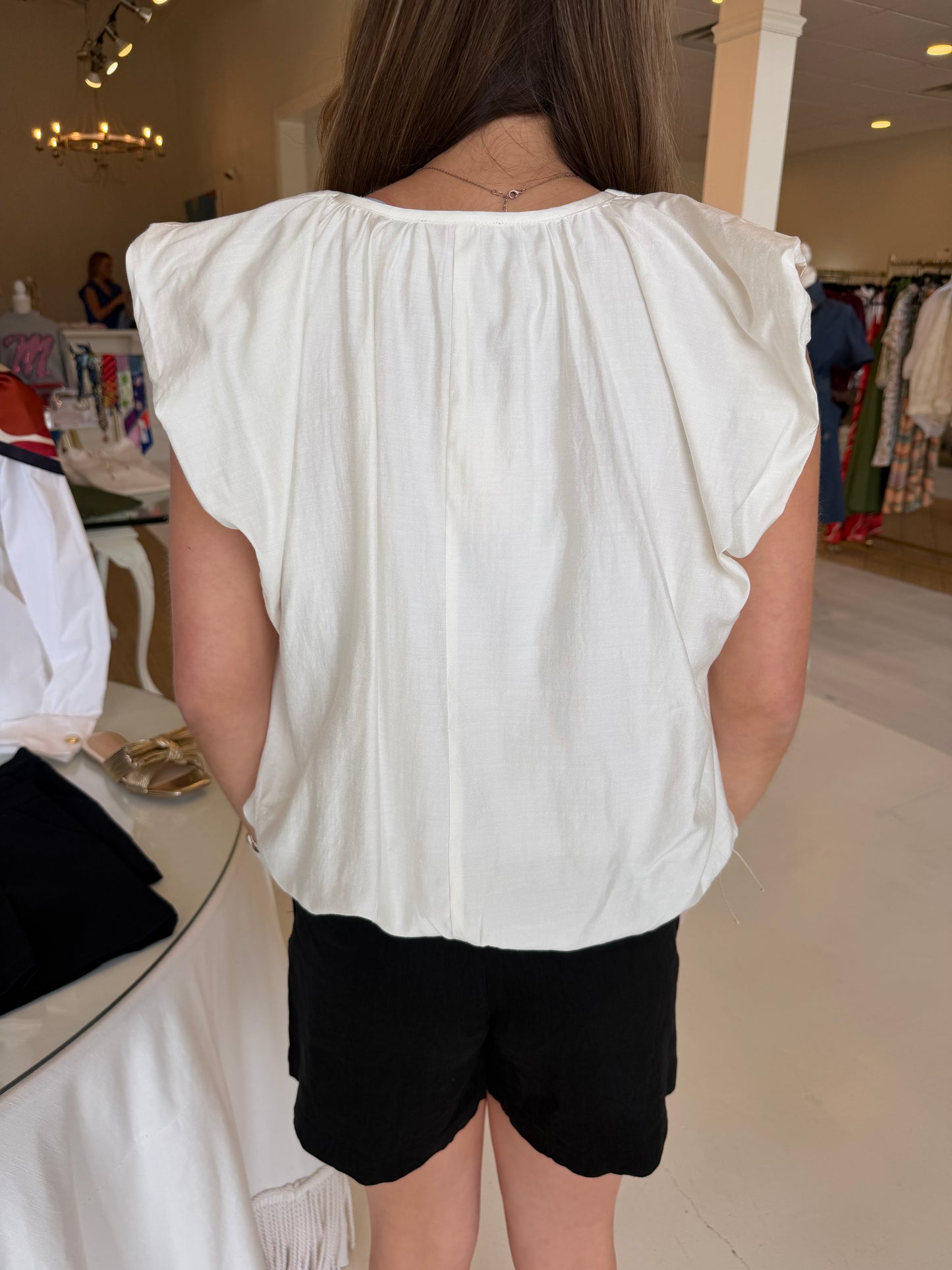 Joy Joy V-Neck Balloon Top