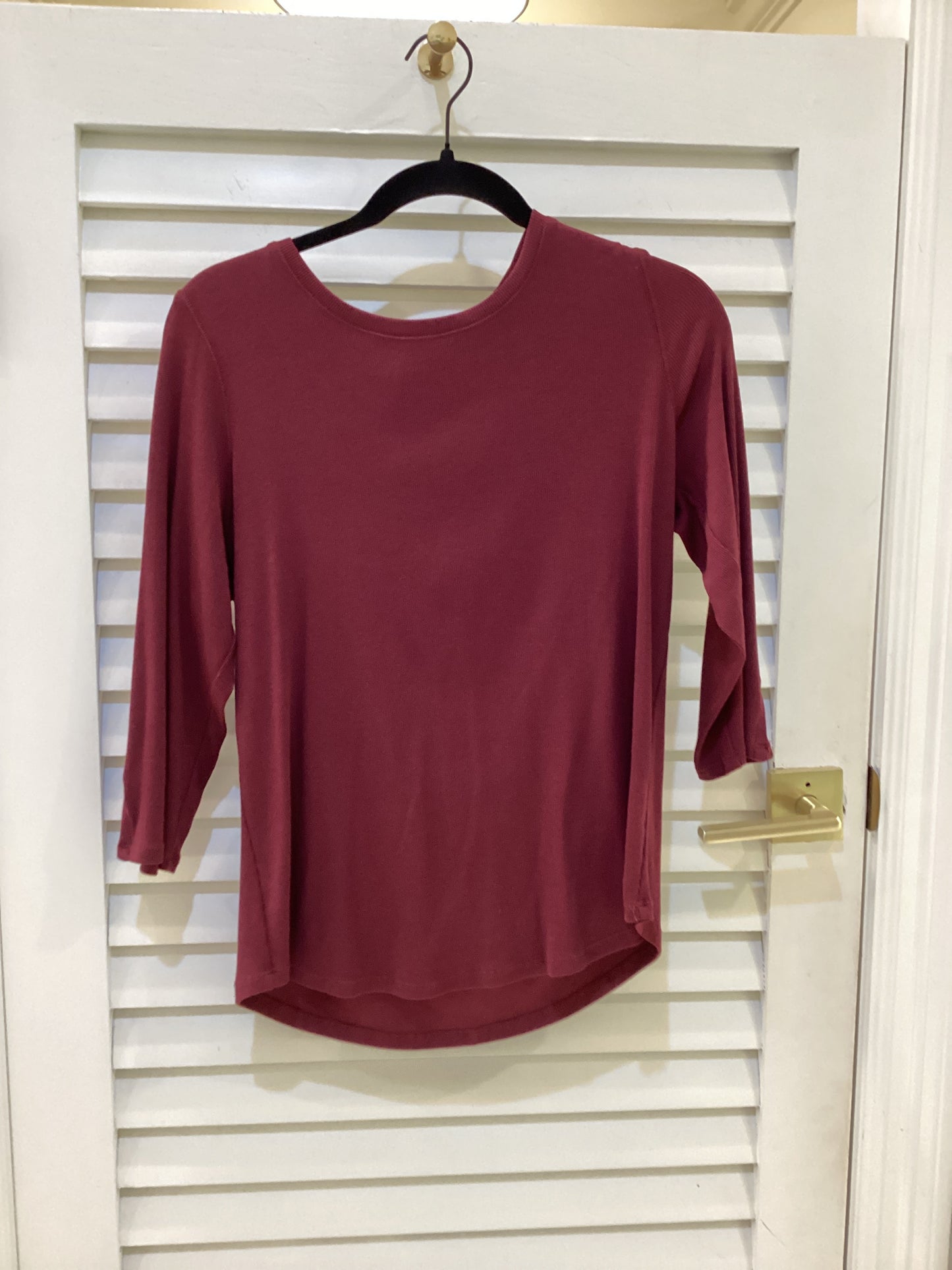 FDJ 3/4 Sleeve Scoop Neck Top