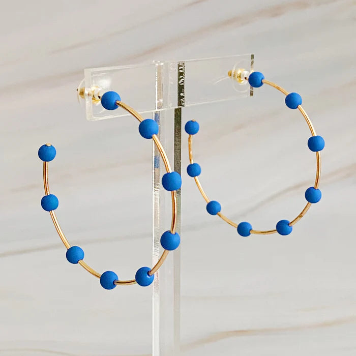 Games On Cloud Nine Hoop Earrings