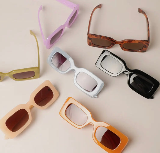 Women’s Rectangular Sunglasses Assorted Colors