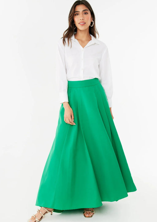 Olivia Faille Skirt - Green