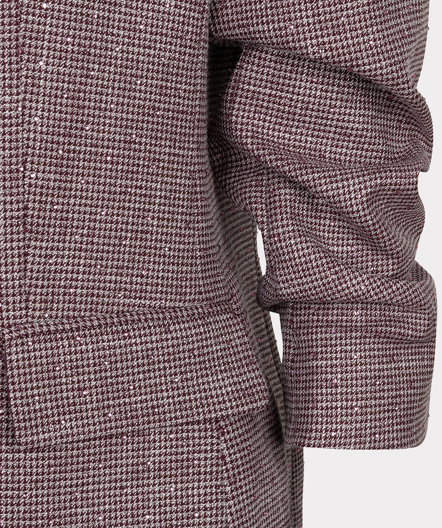 Esqualo Blazer Fancy Strass- Merlot