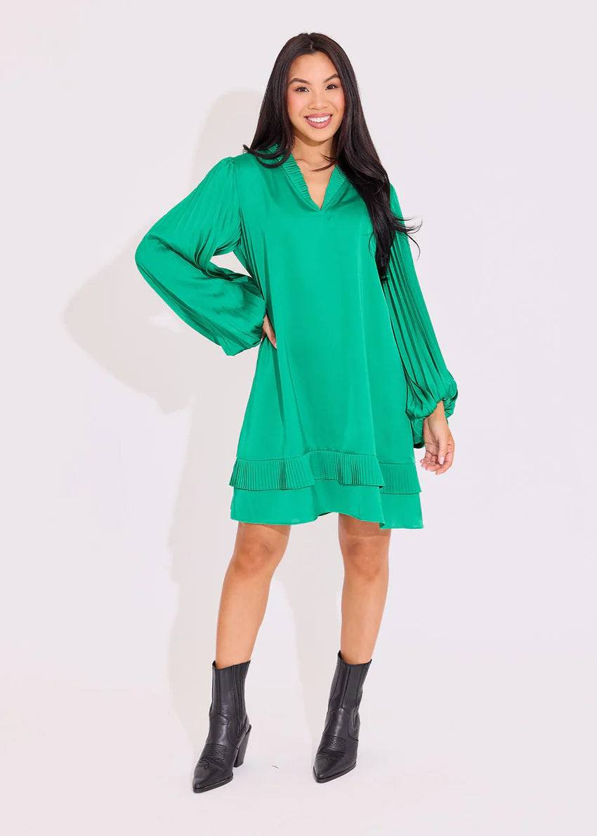 Alden Adair Liza Dress - Malachite