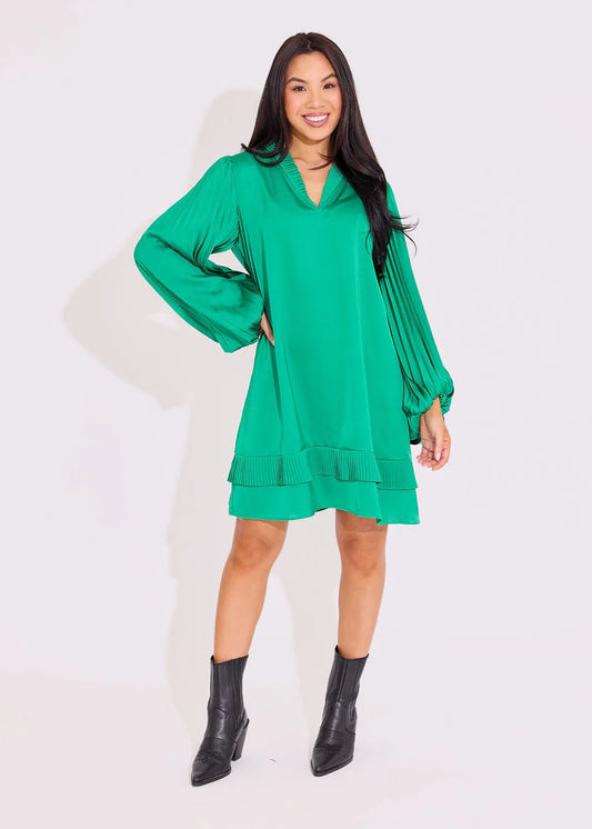Alden Adair Liza Dress - Malachite