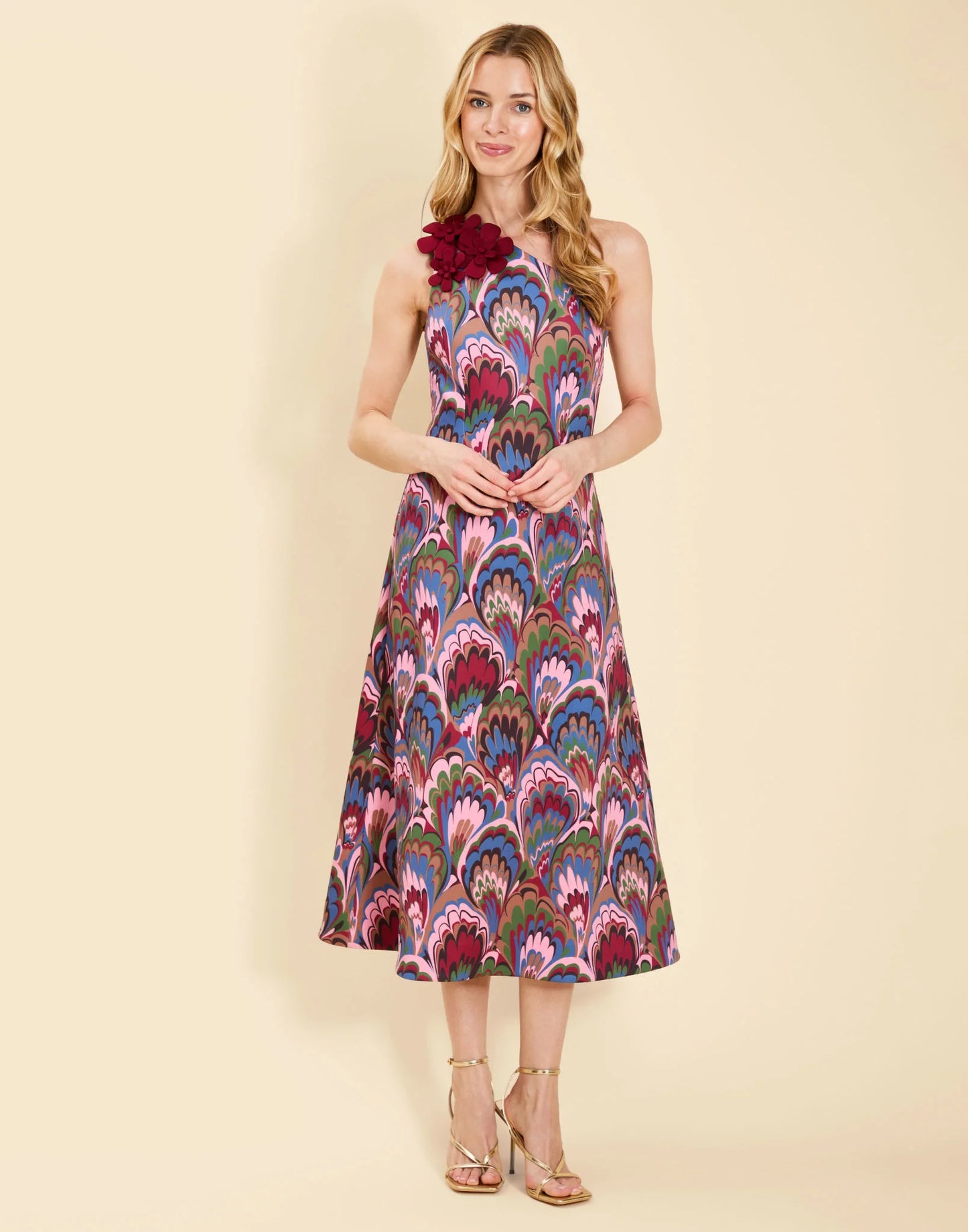 Mestiza Annmarie Midi Dress - Twilight Marble
