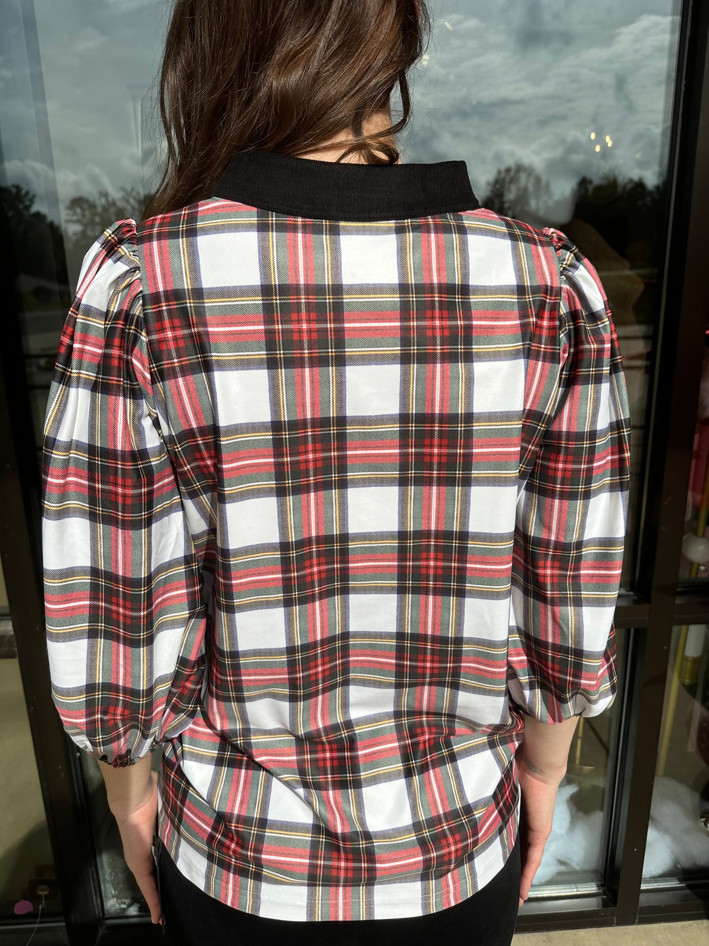 Smith & Quinn Eliza Top-Winter Tartan