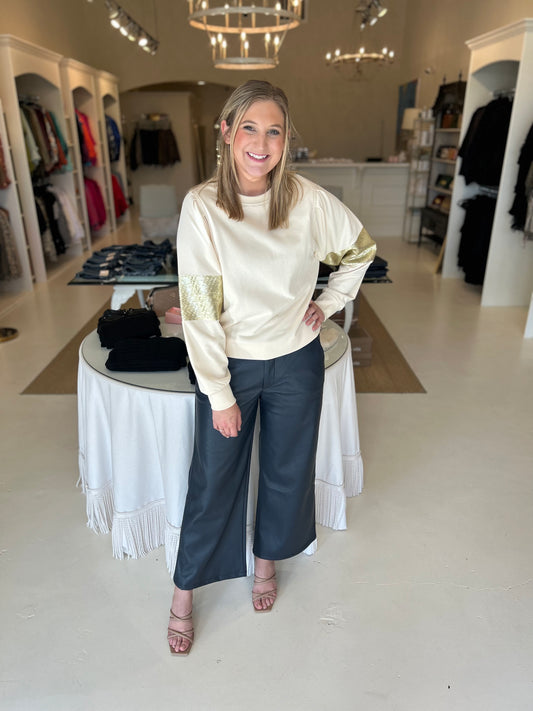 KUT Aubrielle Wide Leg Trousers