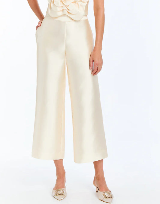 Mestiza Blake Cropped Pant - Ivory