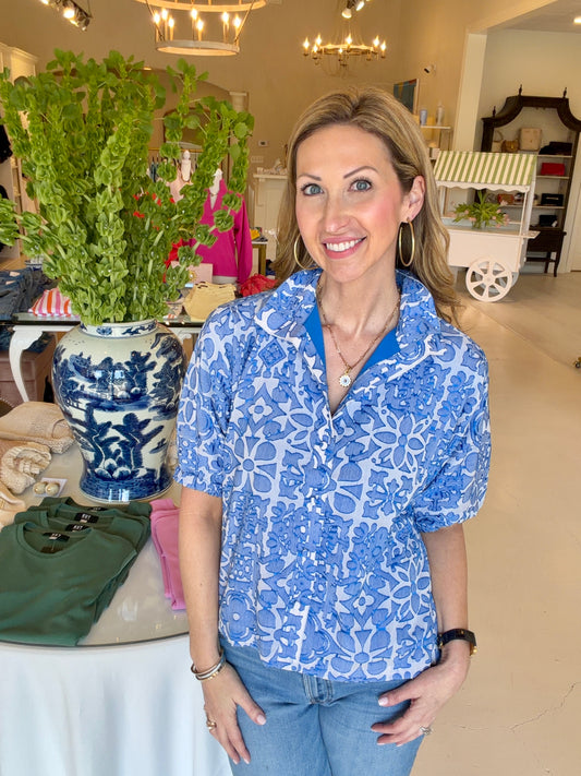 Emily McCarthy Bonny Top - Positano