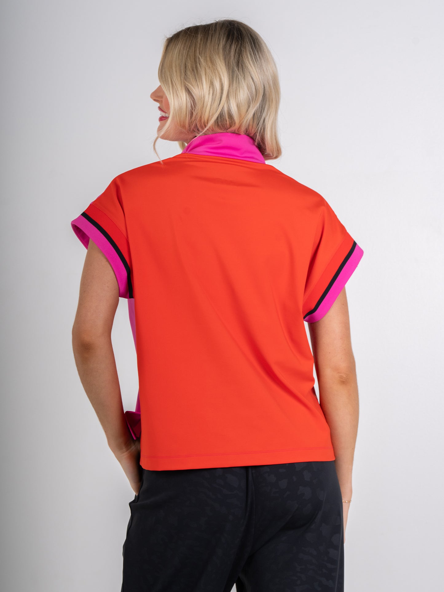 Emily McCarthy Poppy Pullover- Berry Color Block