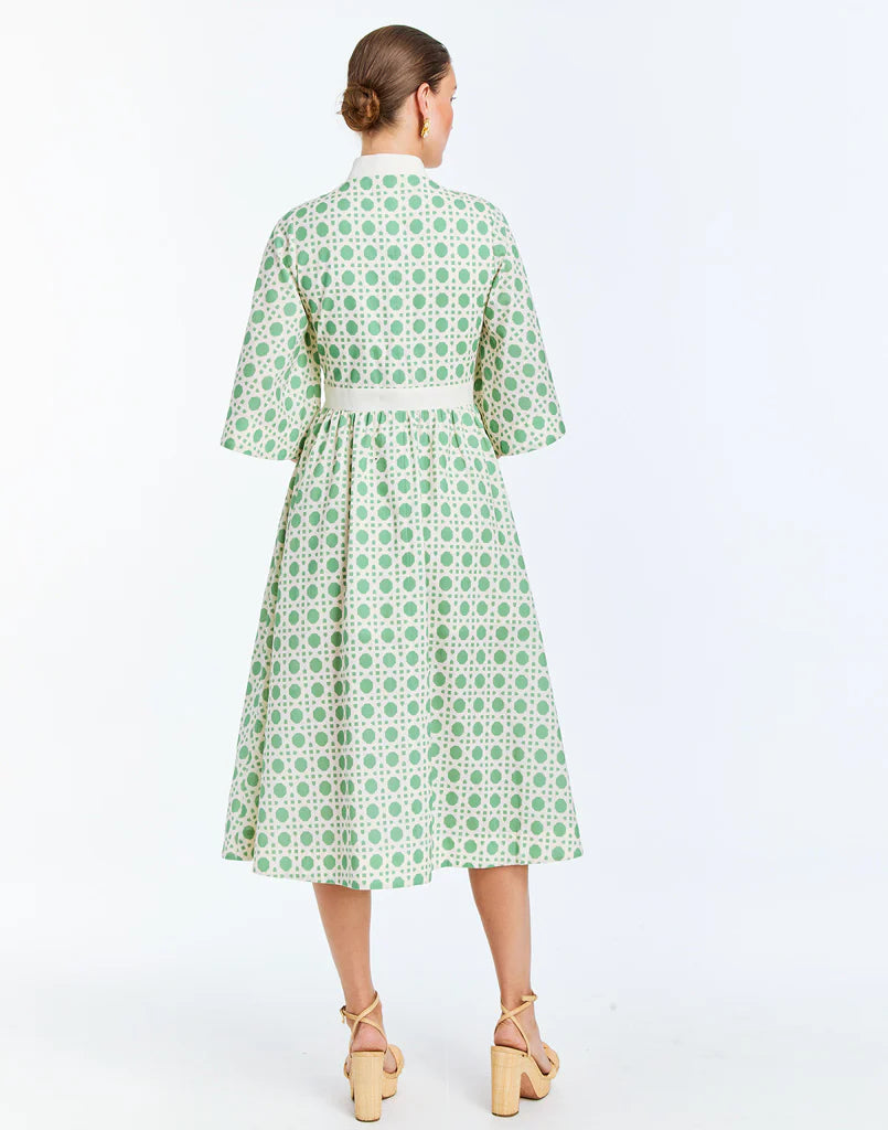 Mestiza Carmen Midi Dress - Solihiya Green