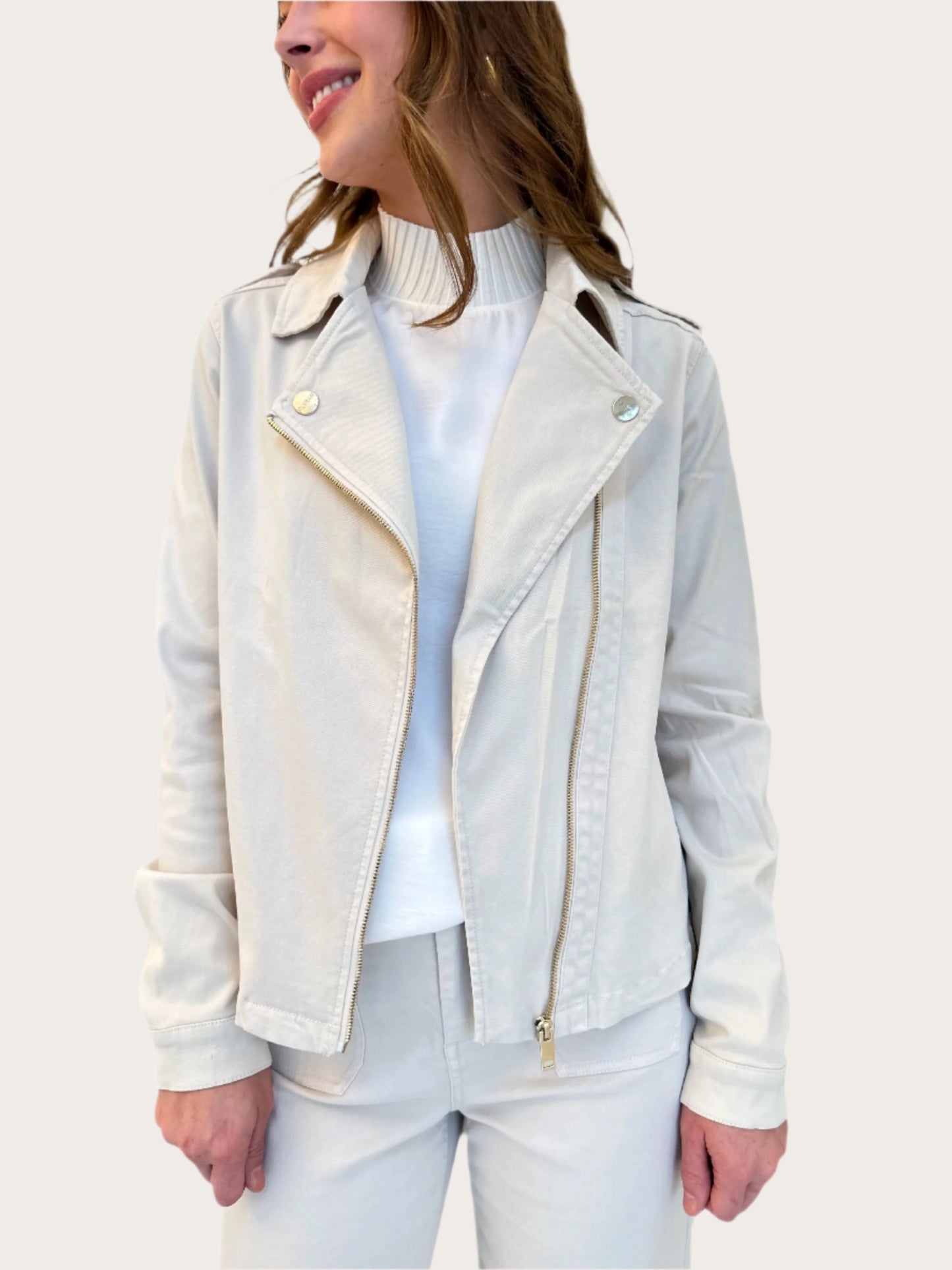 Renuar Woven Moto Jacket