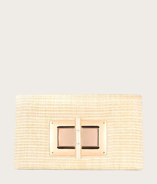 Lisi Lerch Lillian Straw Clutch