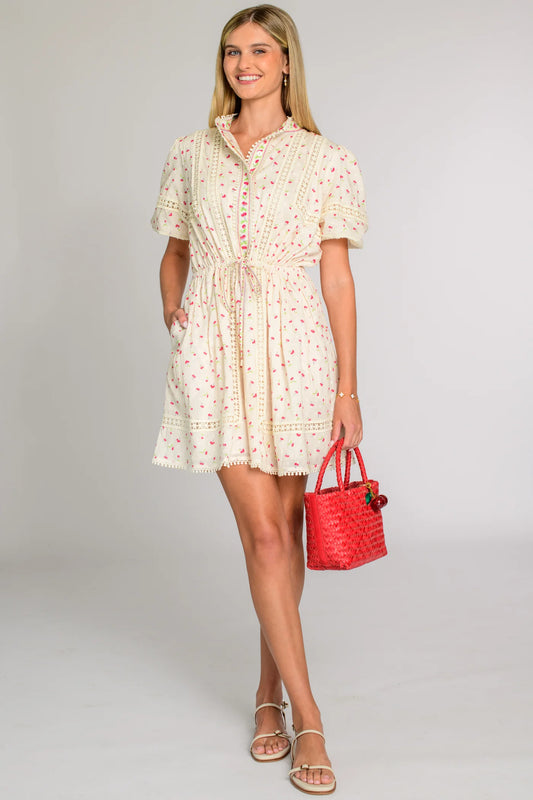 Elizabeth James Edie Dress - Mini Cherries