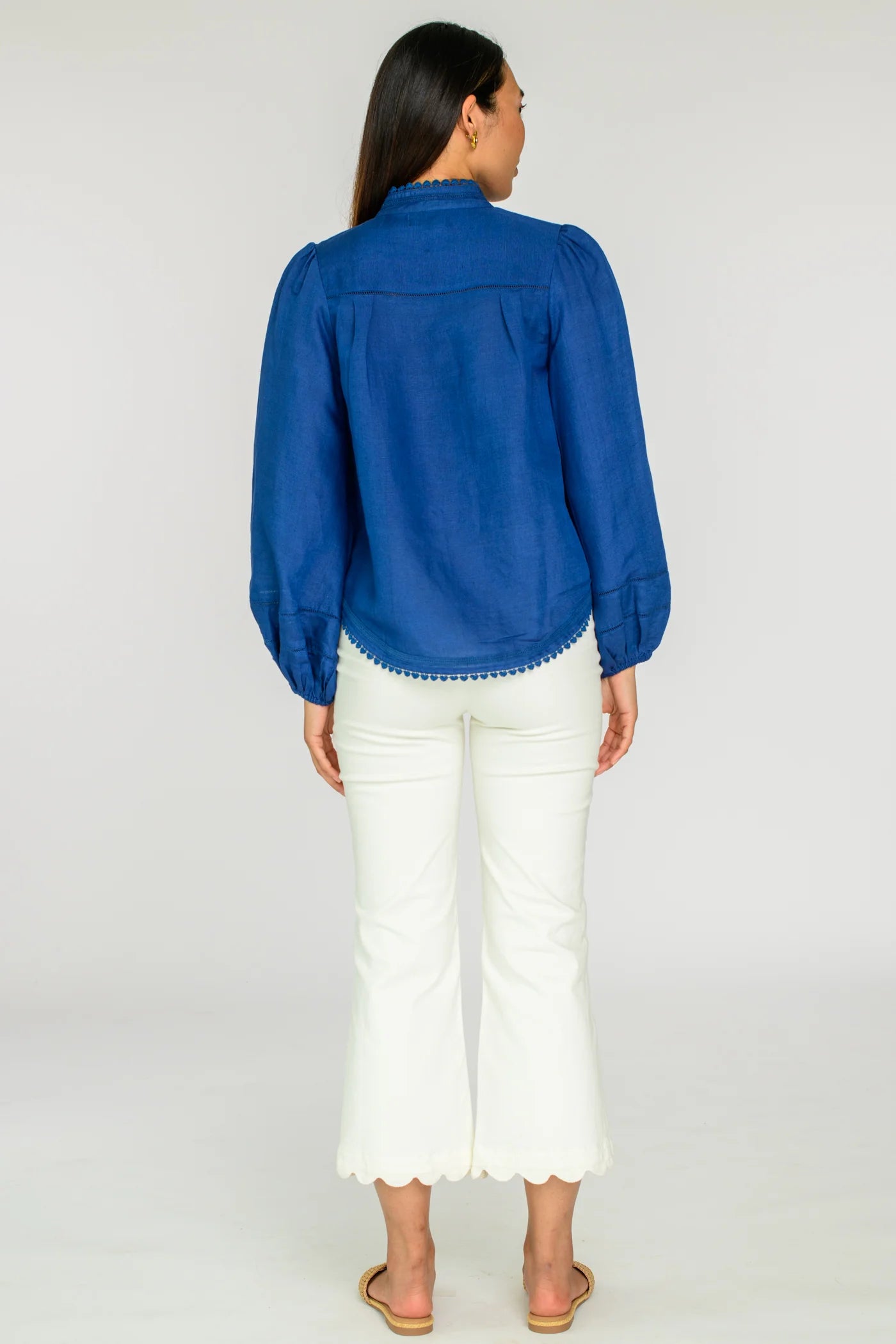 Elizabeth James Katie Top - Navy