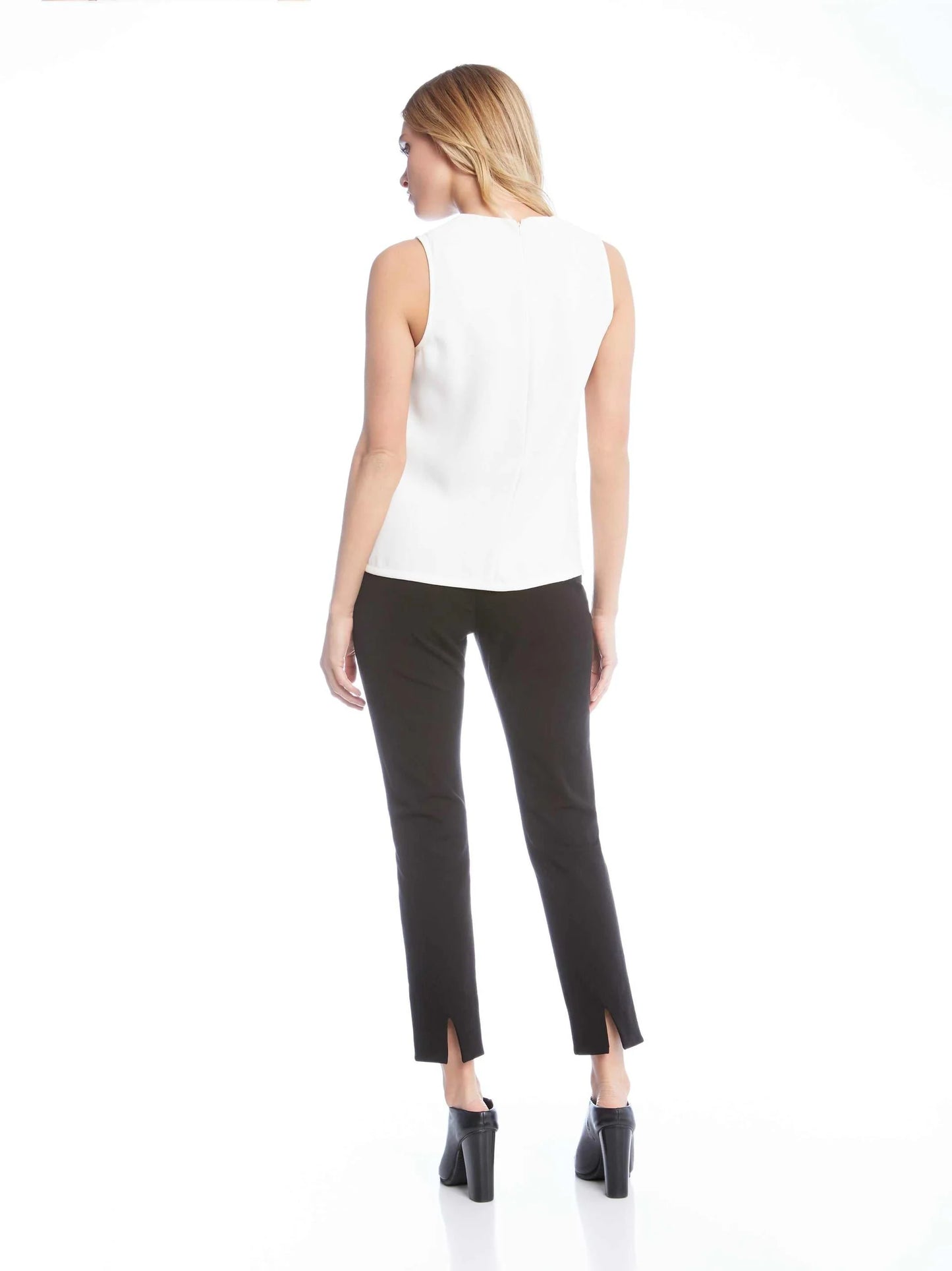 Fifteen Twenty Ankle Slit Pant - Black