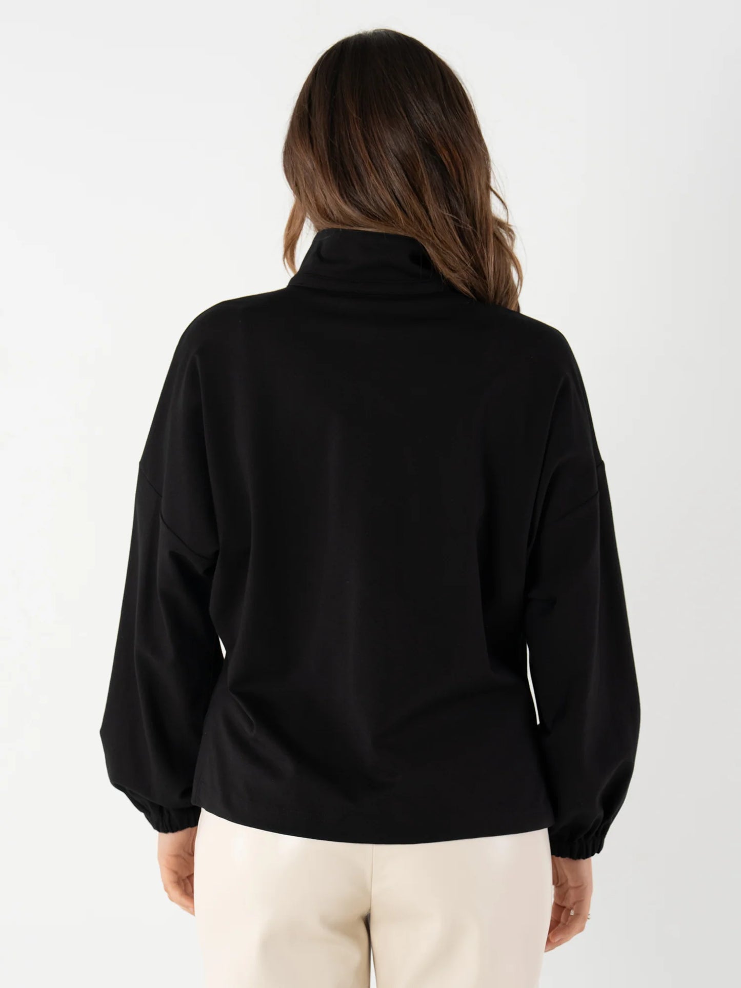 Emily McCarthy Long-Sleeve Poppy - Black Ponte