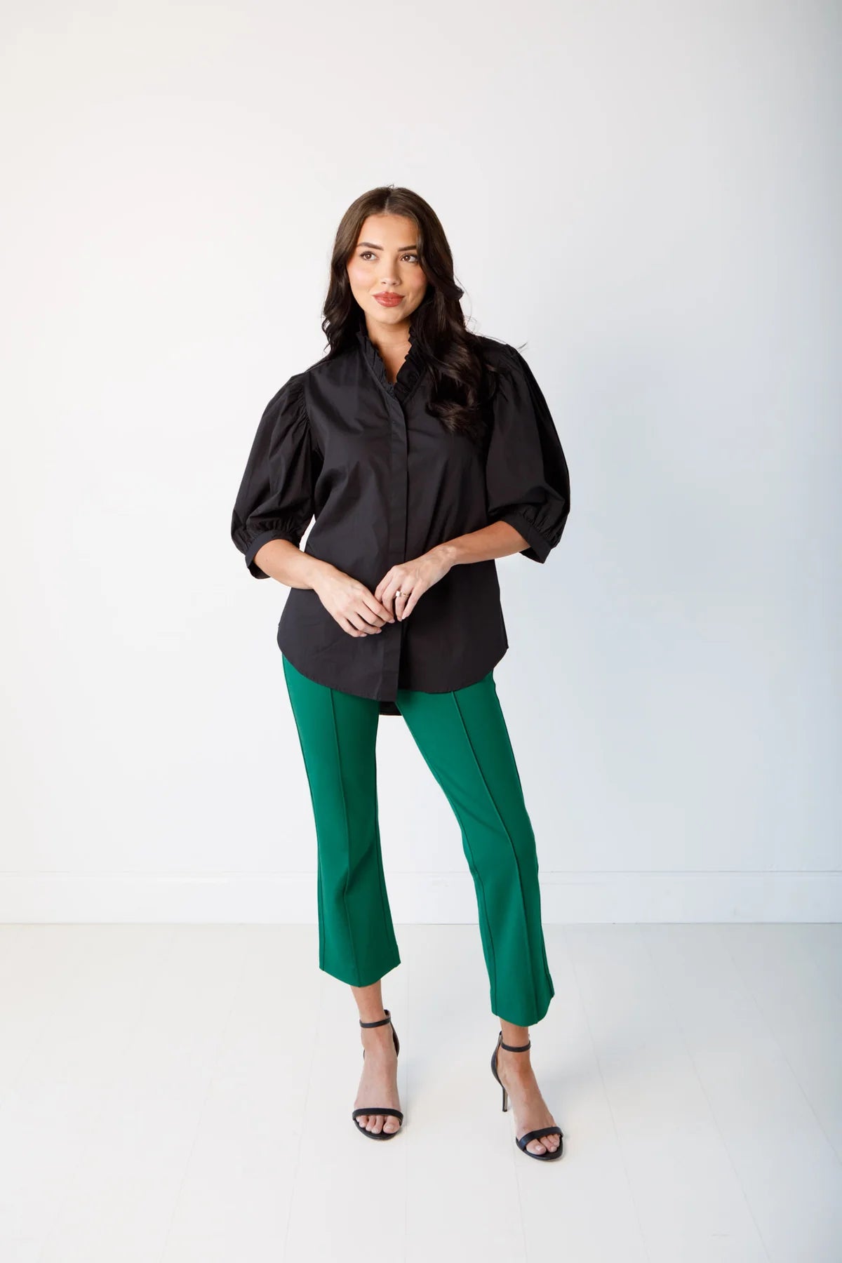 Holly Shae Laura Top - Solid Black