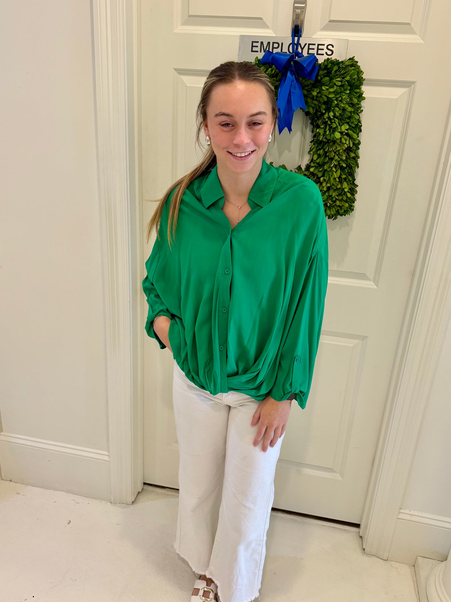 Sugarlips Green Envy Blouse