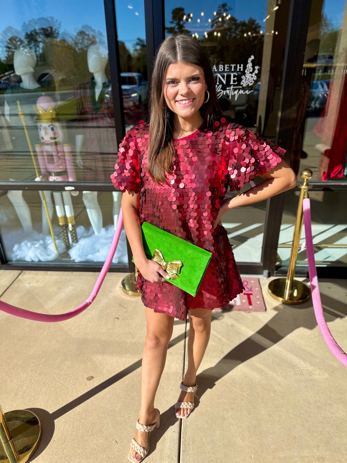 Buddy Love Elliot Red Hot Sequin Dress