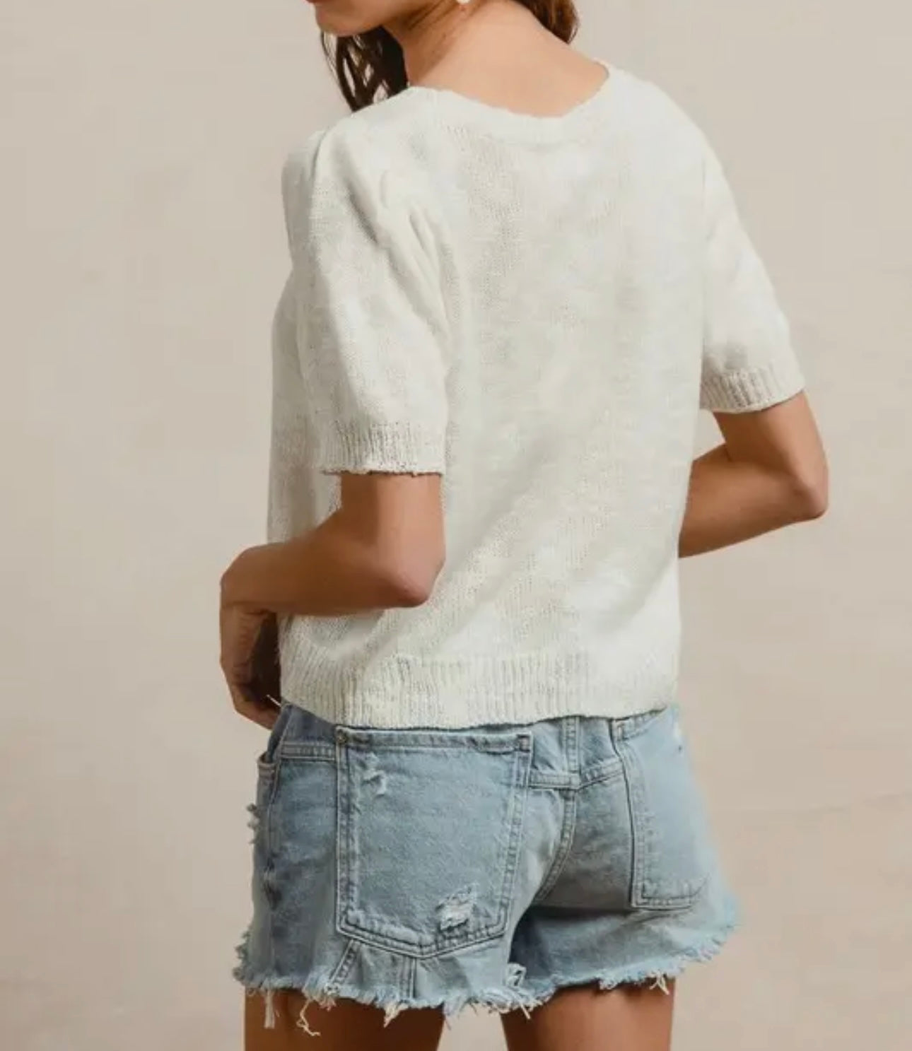 EAB Favorites American flag knit top